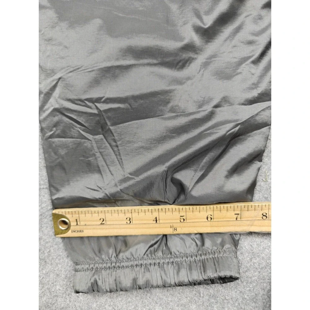 Nike Pants Mens XS Gray Woven Joggers Belted Elastic Waist Mesh Lined Pockets